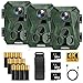 WOSODA Trail Camera, 16MP 1080P Hunting Game Camera, Wildlife Camera with Upgraded 850nm IR LEDs Night Vision 260ft, 2.0''LCD for Home Security Wildlife Monitoring/Hunting