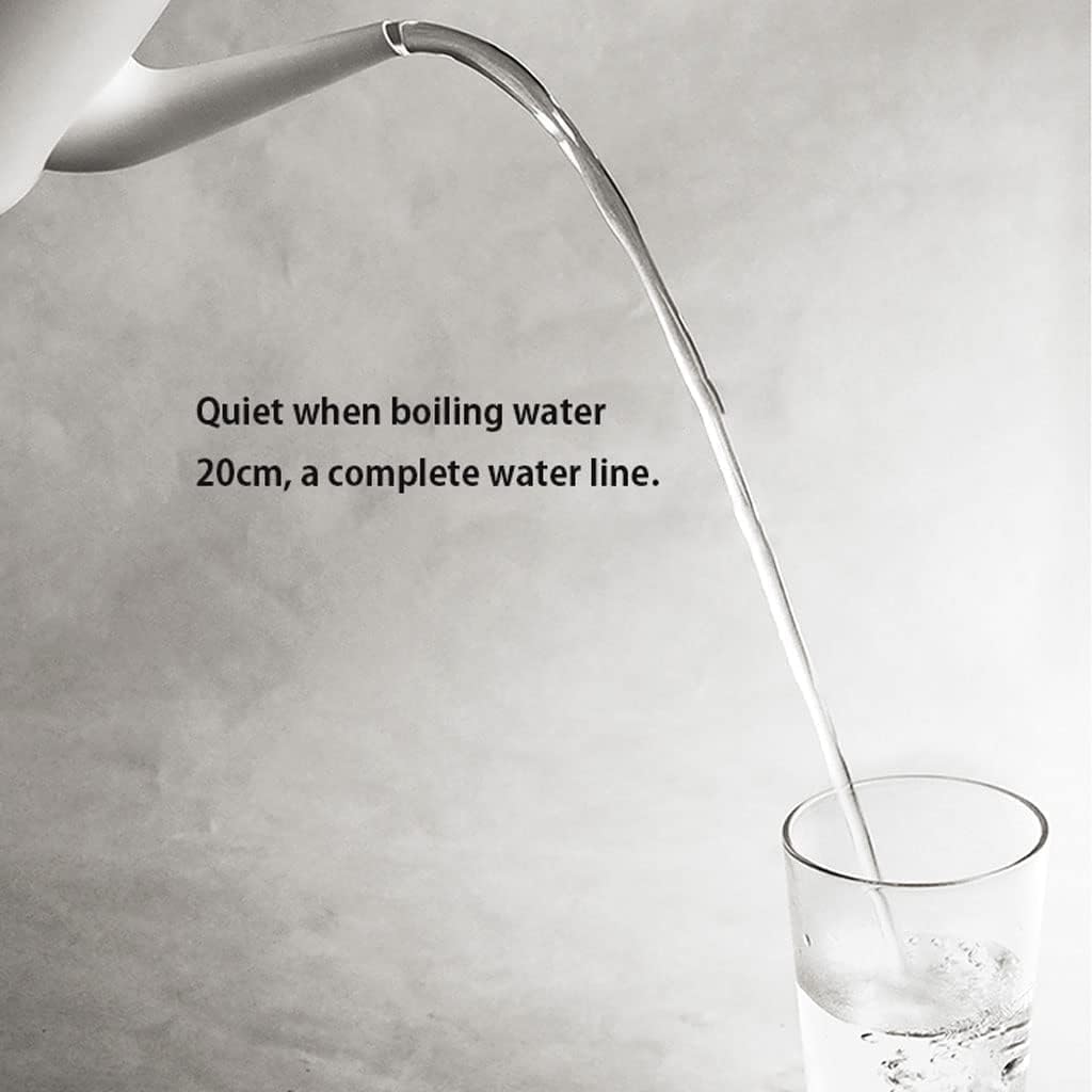 電気ケトル 550mlティーケトルアンチスキッド電気ケトル304ステンレススチール温水ボイラー、自動閉鎖および沸騰保護付き 【オン】 ポータブ