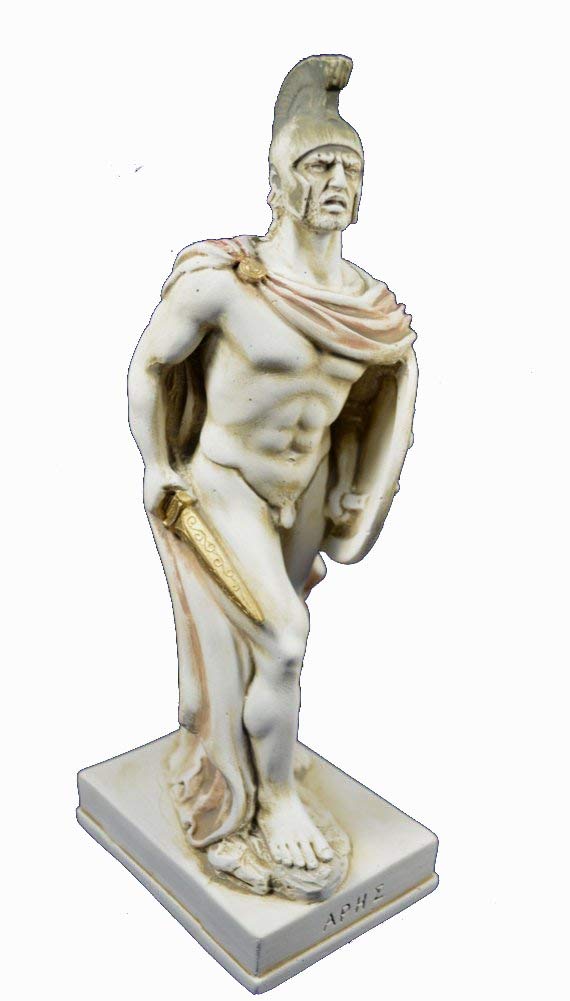 Estia Creations Ares Sculpture Ancient Greek God of war Statue