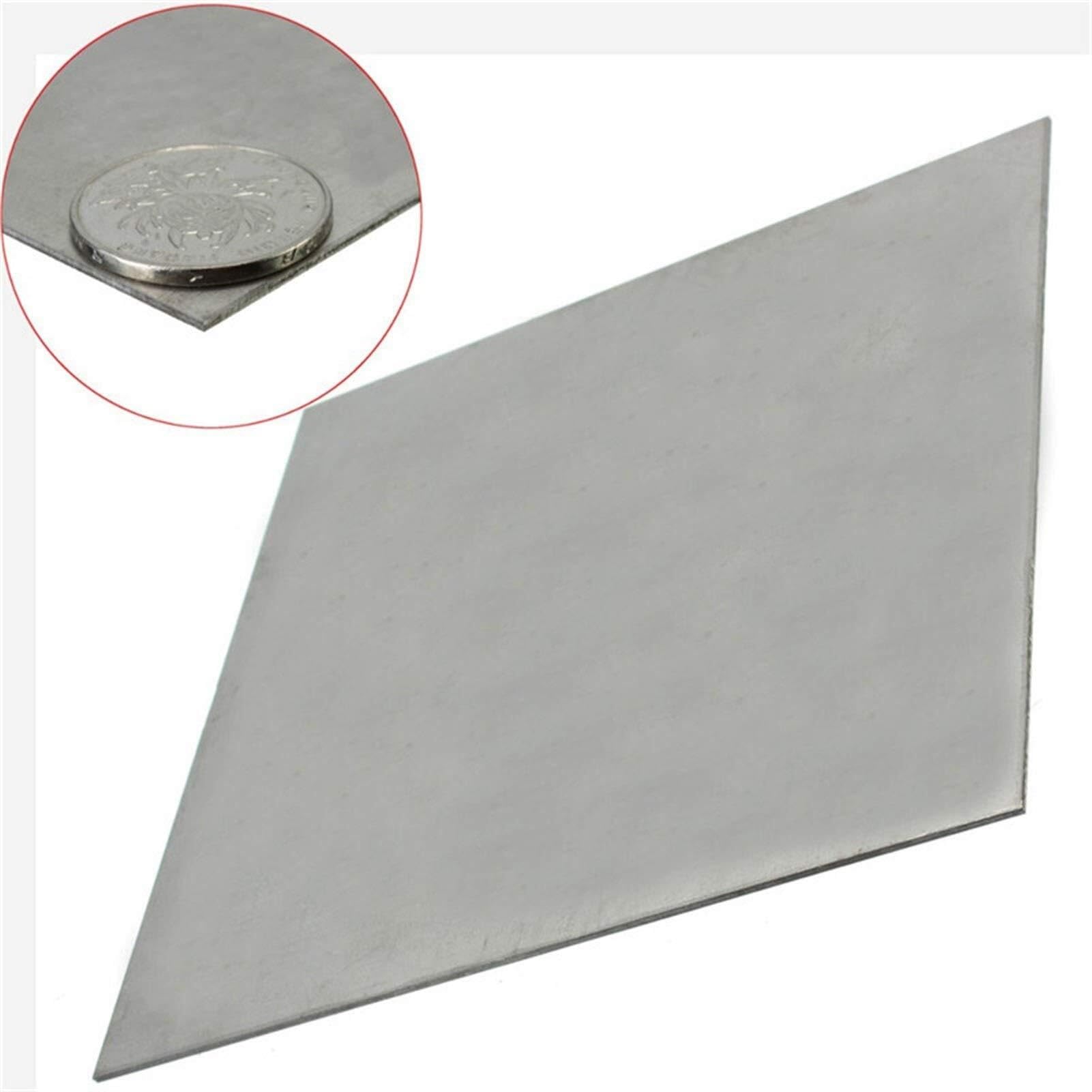 Piastra In Metallo Di Titanio, Lamina In Titanio Gr.5 Gr5 Grado 5 Ti Temperatura 400-600 Gradi, 1mm X 100mm X 100mm