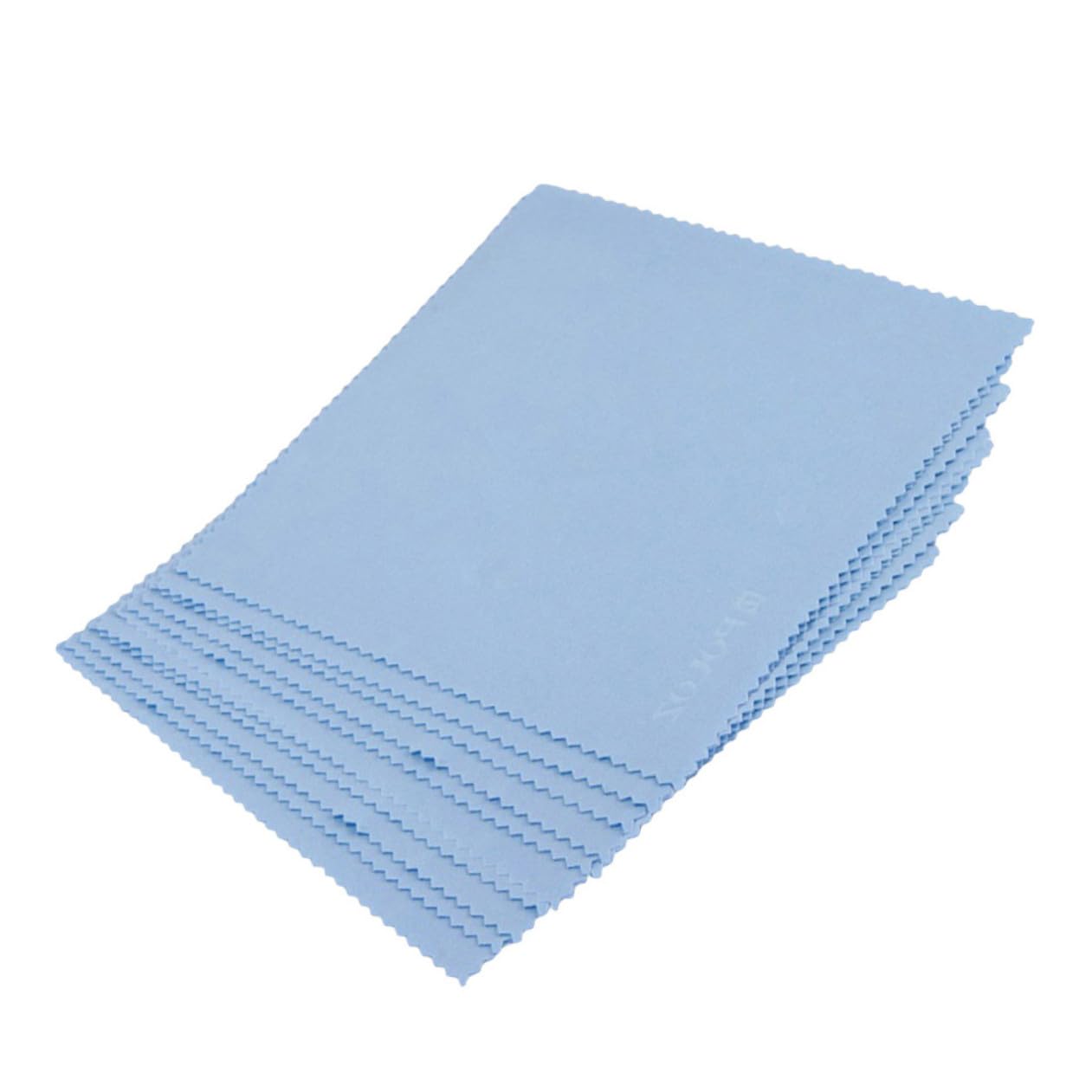 500 Piezas anteojos de tela paño de lente de gafas para lentes limpieza de tabletas cleanseen paños cleansen paños Limpiador de gafas paño de limpieza de microfibra Blue FOMIYES