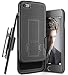 iPhone 6S (4.7") Black Slim Case & Belt Clip Holster w/ Kickstand (Encased 2015 Reinforced ArmorLite Series)