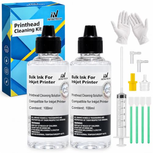 INTACTECH 200ML Printhead Cleaning Kit for Epson...