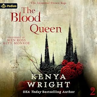 The Blood Queen Audiolibro Por Kenya Wright arte de portada