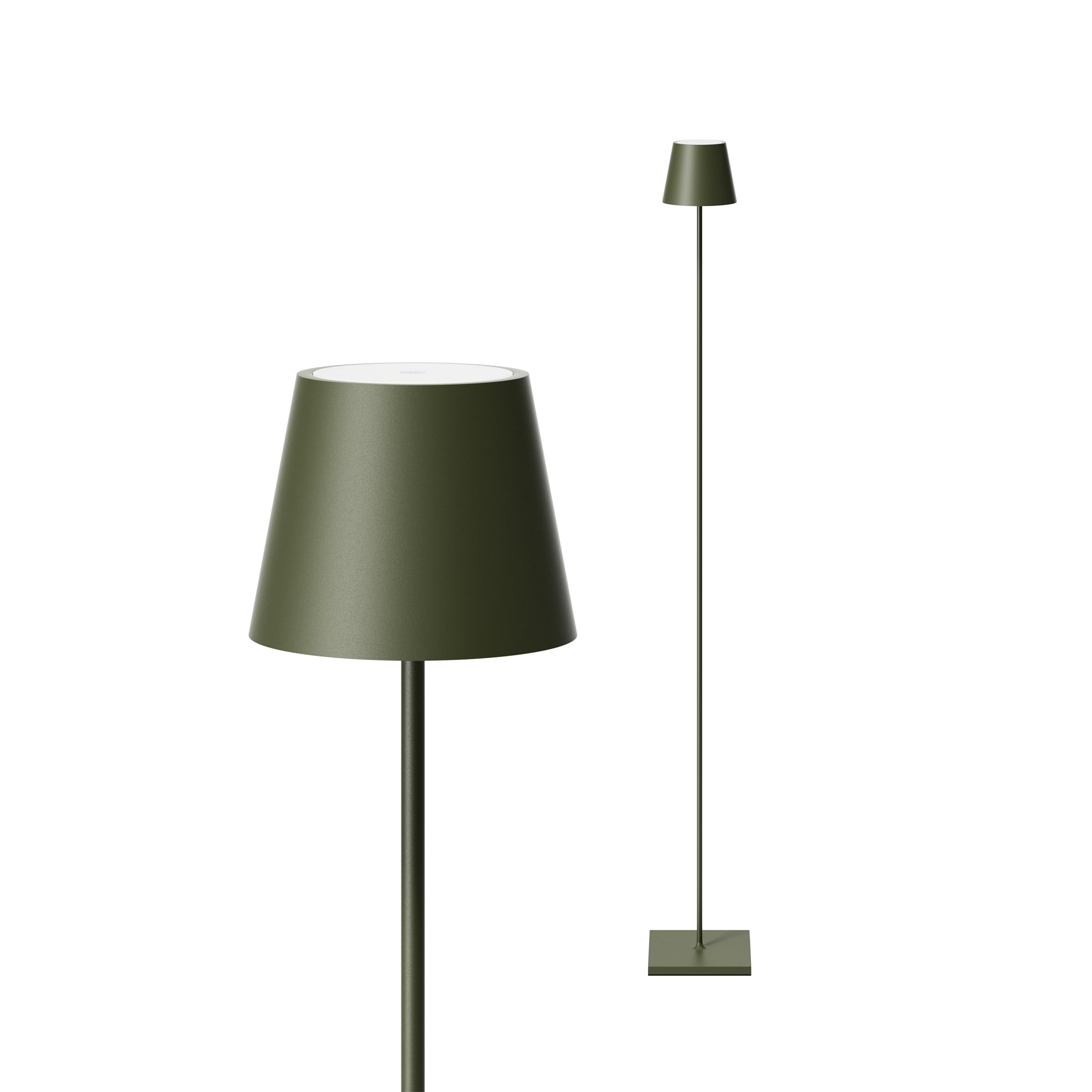 SIGOR Nuindie 1.0 LED Akku-Stehleuchte, tannengrün | Dimmbar • Indoor & Outdoor • IP54 • 120 cm • Easy Connect • 12 h Leuchtdauer