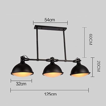 YGCBL Lamp,Creative Restaurant Bar Dock Pool Table Three Chandeliers Used for Hotel, Restaurant, Corridor, Bar, Cafe Lighting photo 2