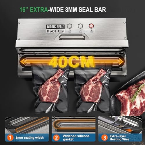 MAGIC SEAL 16'' Commercial Vacuum Sealer thumbnail 6