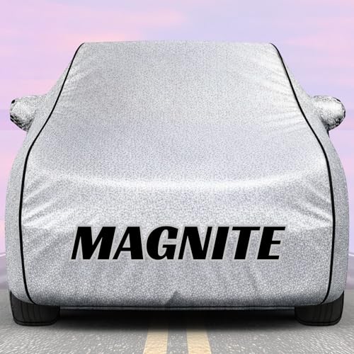 Image of Kings of Cover New Silver 100% Waterproof Magnite Car Cover | Polyester Car Body Cover for Rain & Sun | UV Protection, Dustproof, Scratch Resistant, Windproof, Heat Resistant, Custom Fit