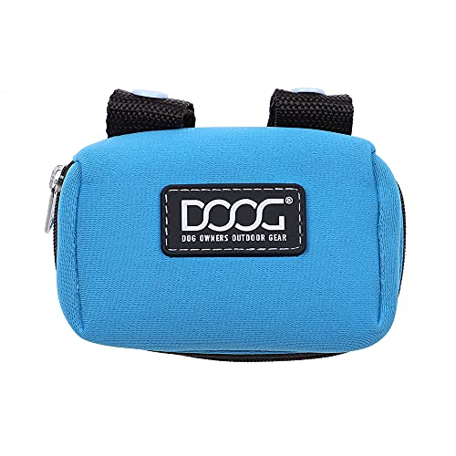Image of DOOG Walkie Pouch, 20 Pre-Loaded Doggy Waste Bags, Easily Clips On Leashes, Keep Hands Free (Neoprene)