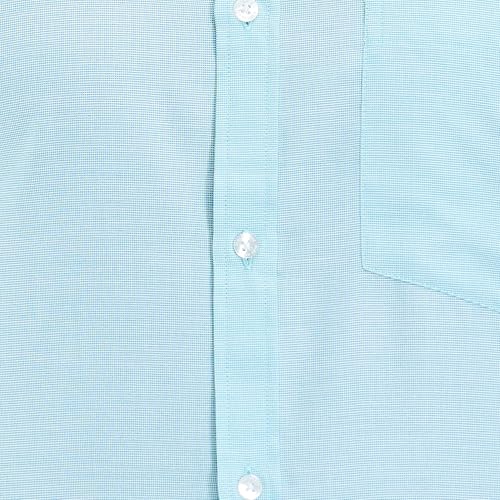 Image of Park Avenue Men's Slim Fit Structure Pattern Cotton Polyester Blend Semi Cutaway Collar Full Sleeve Formal Shirt