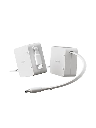 Hagibis USB-C Cable, 100W Fast Charging Unidirectional Retractable Cable, USB C to USB C Charger Cord for iPhone 17 16 15 Pro Max, MacBook Pro, iPad Pro, ZZ6/ZZ6X Phone Stand