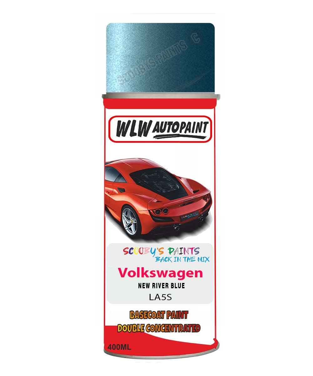 Basecoat Aerosol Spray Paint For Volkswagen Golf New River Blue 2005-2006 Code La5S