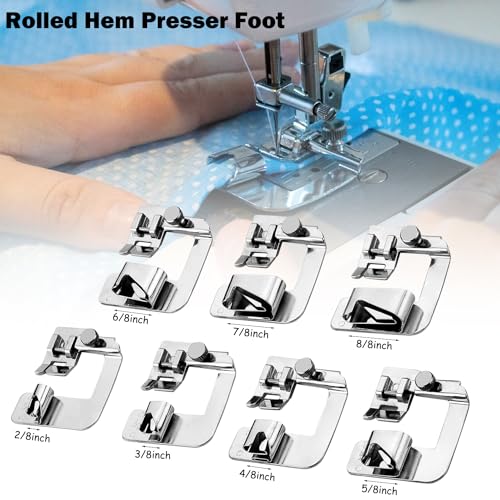 Set de 12 Pies de Presión para Dobladillo Enrollado miniatura 3