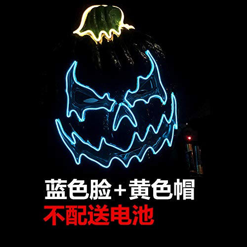 Masque citrouille Halloween confortable adulte mixte pour carnaval