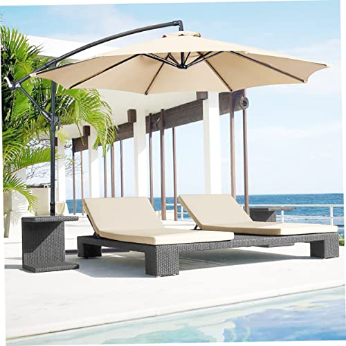 Sombrilla de patio exterior pack de 2 toldos protectores de sol para jardín 4