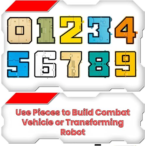 Image of Kidology 10-Pcs Changing Robot Action Toy - STEM Learning Robot For Kids, DIY Building Vehicle, Educational Games For Kids Birthday Gift For Boys & Girls, Yellow