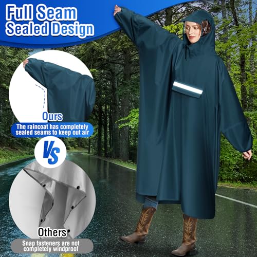 Poncho de pluie imperméable de qualité supérieure pour le cyclisme - 6