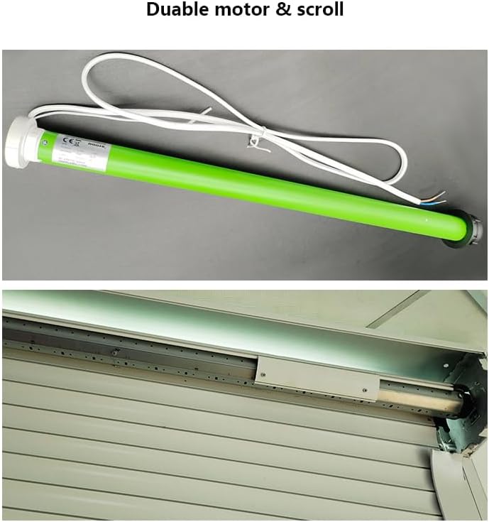 Shade Exterior, Roller Shutter Aluminum with Form Slat, Heat Sound Insulated, Windproof Motorized Outdoor Curtain for Window (Aluminum+Form Slat)