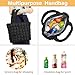 CAMTOP Lunch Box for Women Girls Insulated Cute Lunch Tote Bag Lunchbox Cooler Bag for Work Travel Picnic (Black)