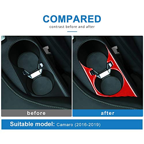 AIRSPEED Carbon Fiber Portavasos Interior Camaro 2016-2019 miniatura 4
