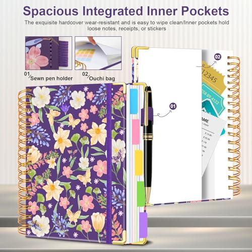 Journal à spirale 300 pages à onglets pour structurer vos notes de cours - 2