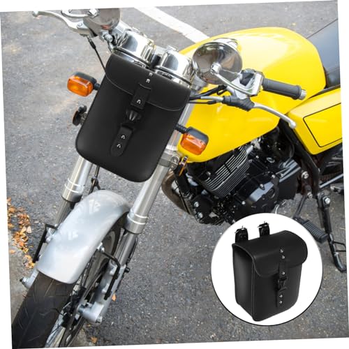 Bolsa de manillar para motocicleta de cuero PU Saddlebags para motocicleta eléctrica bolsa colgante miniatura 5
