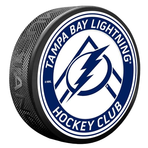 Sports Decor Tampa Bay Lightning Puck - Chevron Banner