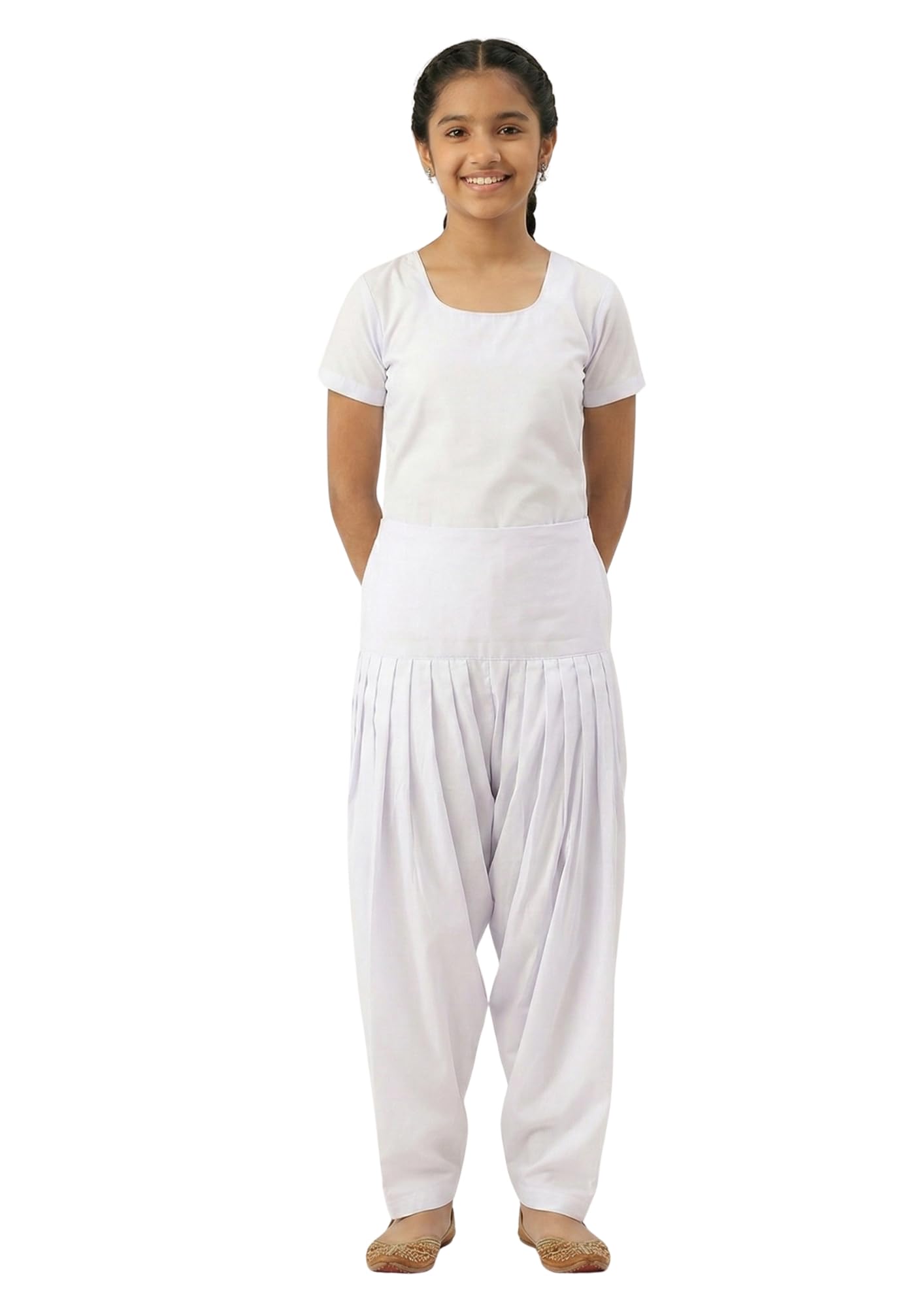 Cotton Patiala Salwar for Grirls | School Uniform-picture-33