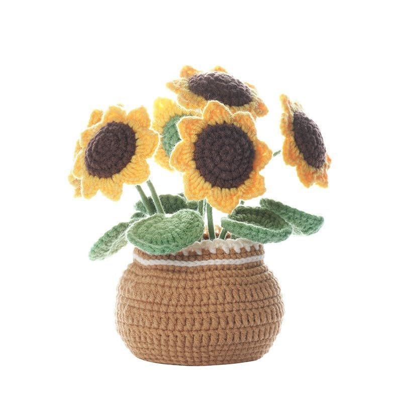 Amazon | Bykiyevm 編み物 初心者 キット、かぎ針編みの鉢植えキット