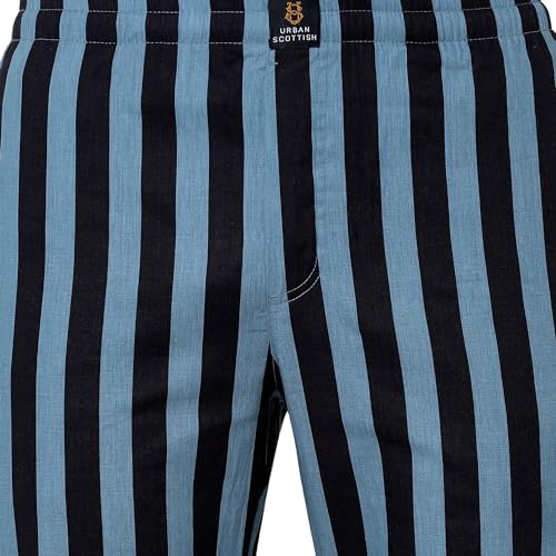 Image of Urban Scottish Men's Lounge Pants 100% Cotton Men's Lounge Night Pant Comfortable Leisure-Wear Lower with an Elastic Waist-Band and Regular Fit Track Pants, Machine Washable Stay at Home