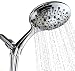 Aquarius Handheld Shower Head - Luxury Spa Grade High Pressure Hand Held Showerhead With 6 Spray Settings – Includes Flexible extra long Hose & Adjustable Mount Holder (Premium Chrome Finish)
