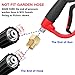 CHAVOR Upgraded Pressure Washer Gun with Extension Replacement Wand, M22 Fitting,7 Inch 30 Degree Curved Rod, 5 Nozzle Tips, 5000 PSI, 47 Inch