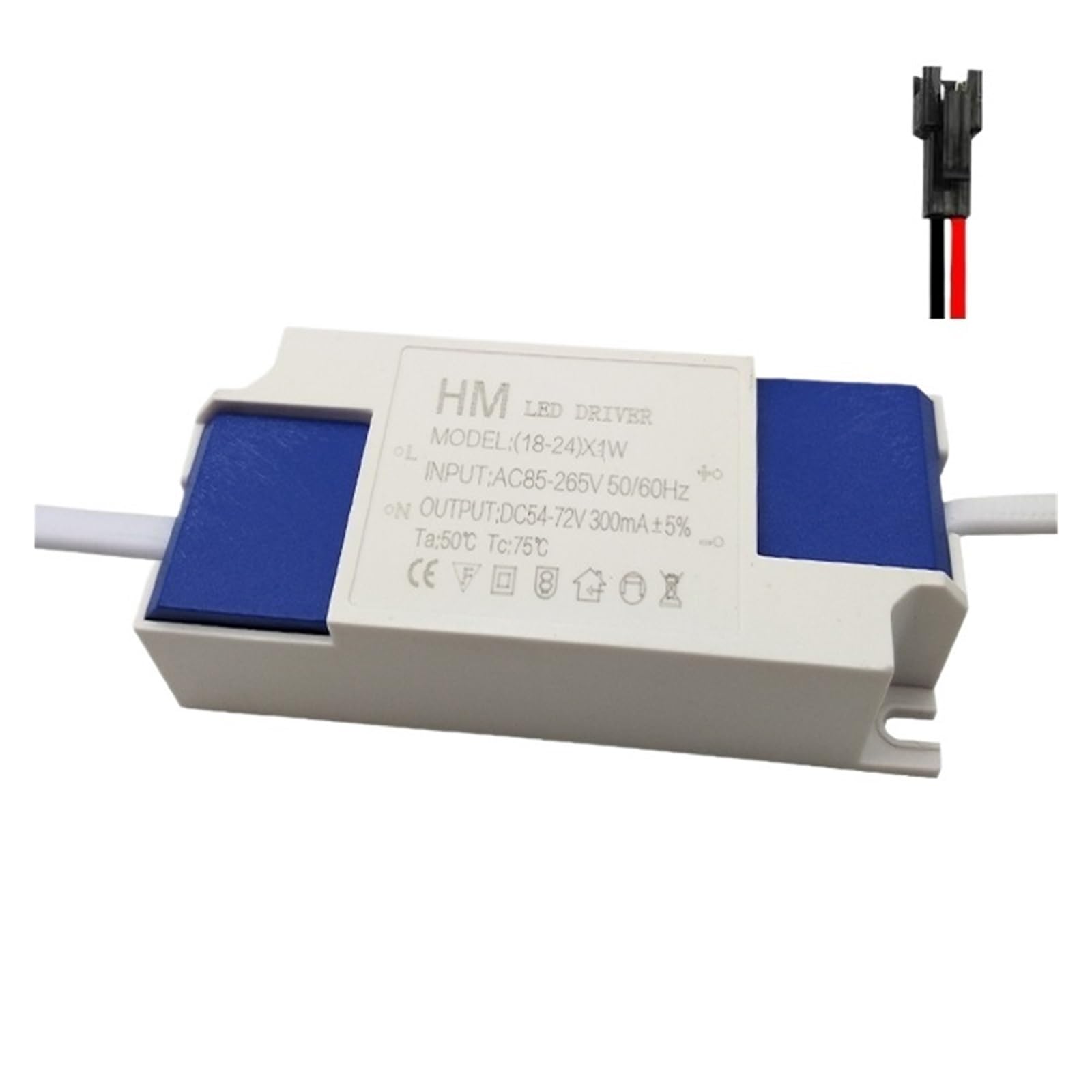 Controlador de aislamiento LED HEPBAK 18-24W de corriente constante para downlight 2