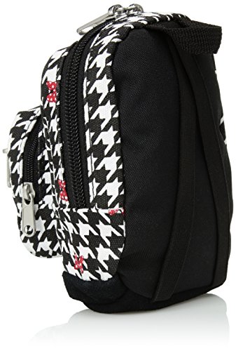 Porta acessorios Disney Right Pouch Jansport, Unissex, White Houndstooth, tamanho único