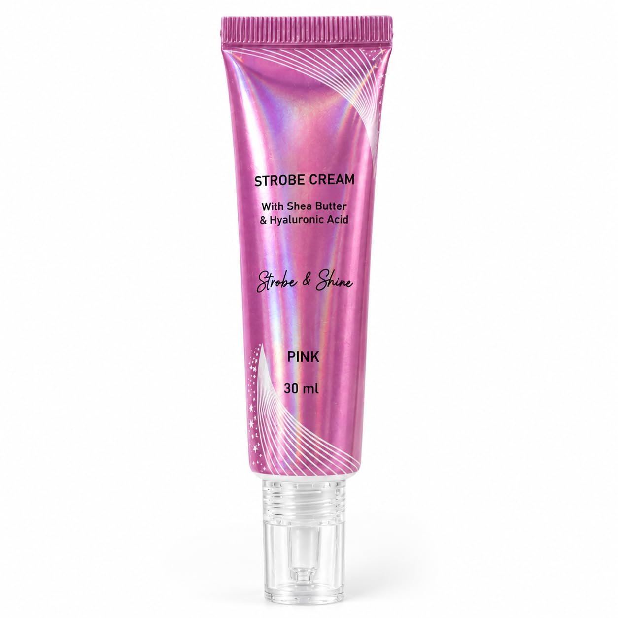 Pink Strobe Cream with Shea Butter & Hyaluronic Acid | Illuminating Primer | Hydrating Glow Cream-image-23