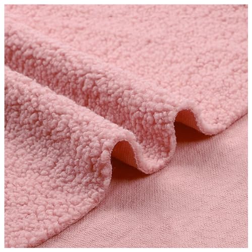 Tela de pelo sintético lanudo – Material de forro polar sherpa suave para manualidades, tapicería y proyectos de bricolaje – 50 x 160 cm