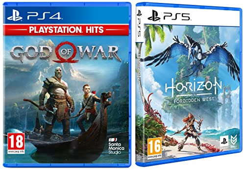 Image of Sony Horizon Forbidden West | Standard Edition | PS5 Game (PlayStation 5)&God of War | PS4 Game (PlayStation 4)