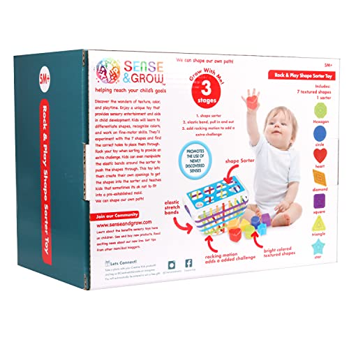 Image of Be Amazing! Toys Sense & Grow Rocker & Shape Sorter Toy