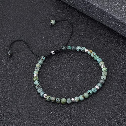 Image of Women Boho Wrap Bracelet,Handmade Natural Stone Crystal Emperor Beads Heart Bracelet, Fashion Bohemian Jewelry Gift for Women