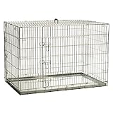 Hund Beeztees 715775 Gitterbox mit 2 Türen, 121 x 78 x 84 cm, verzinkt