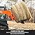 Titan Attachments UA USA Made Orange Hay Frame Attachment, 49" Hay Spear and Stabilizers, Rated 4,000 LB