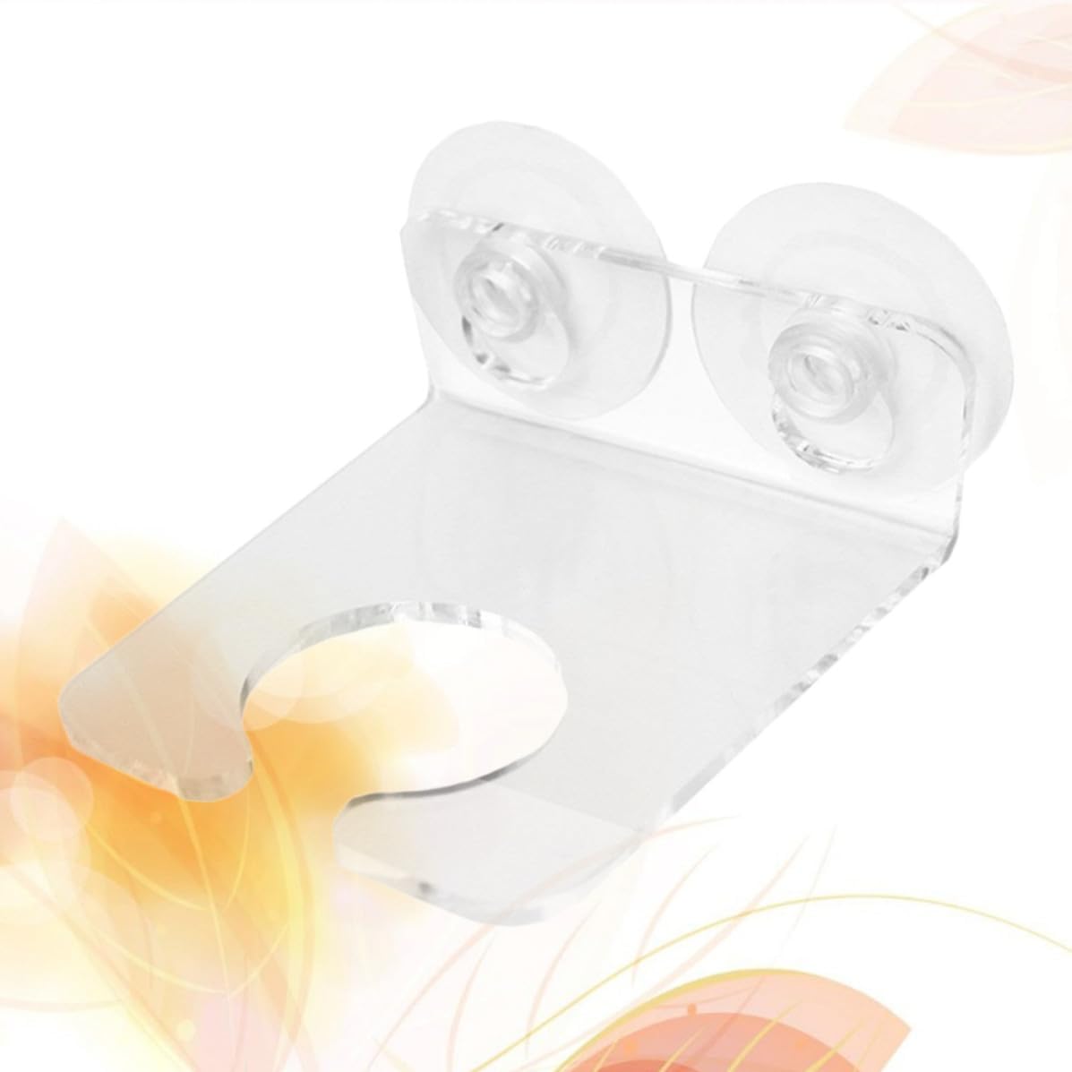 Single Acrylic Wine Glass Holder with Suction Cup for Shower