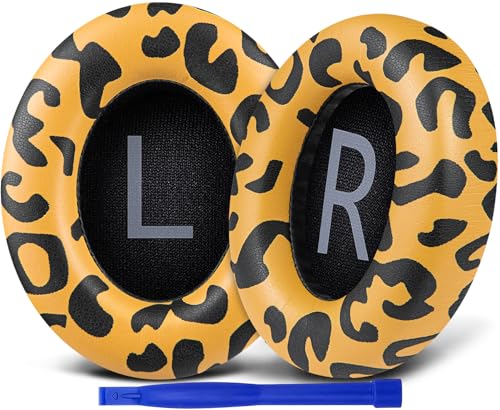 Image of SOULWIT Replacement Earpads for Bose 700 (NC700) Wireless Headphones, Ear Pads Cushions with Softer Protein Leather, High-Density Noise Cancelling Foam, Added Thickness - Tiger Stripes