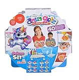 Umfangreicher Inhalt: Das Set beinhaltet 9 Flaschen Farbgel mit Basisfarben, Glitzerfarben und Farben mit Glow in the Dark Effekt sowie eine Schale, 6 Formen und 8x Wasserzusatz