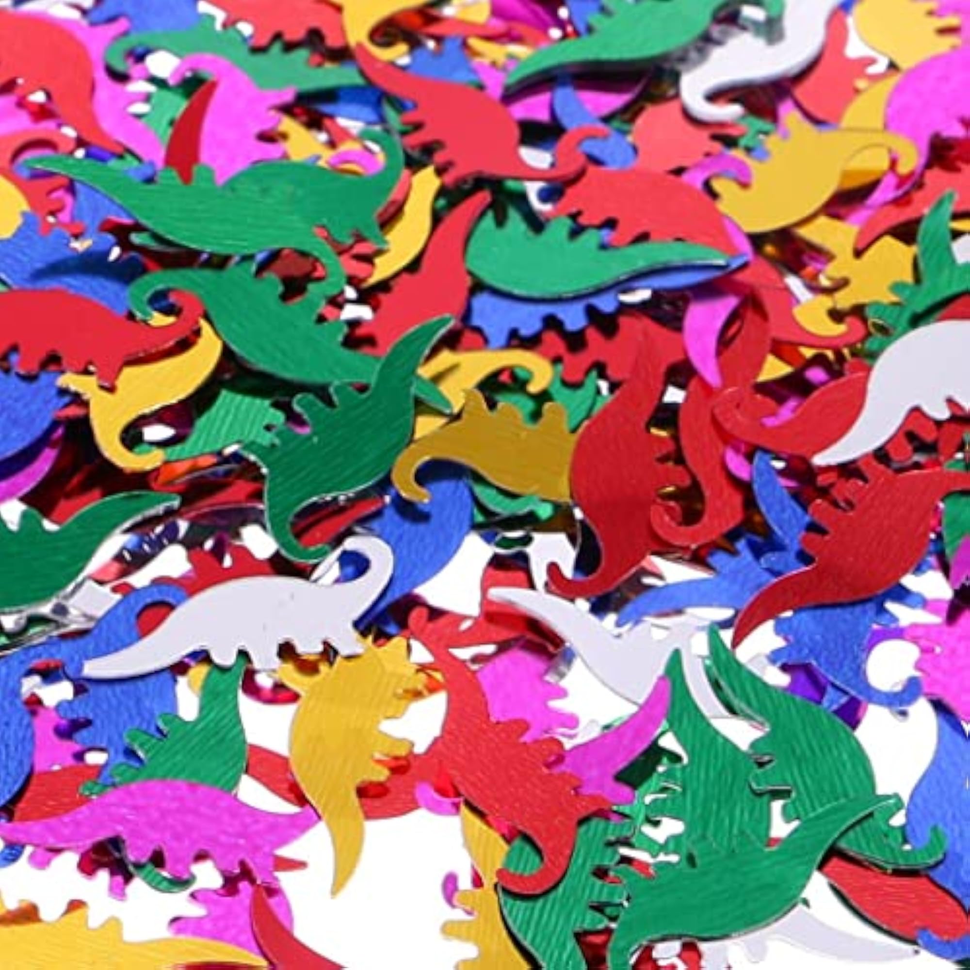 Colorful Dinosaur Table Confetti for Birthday Parties