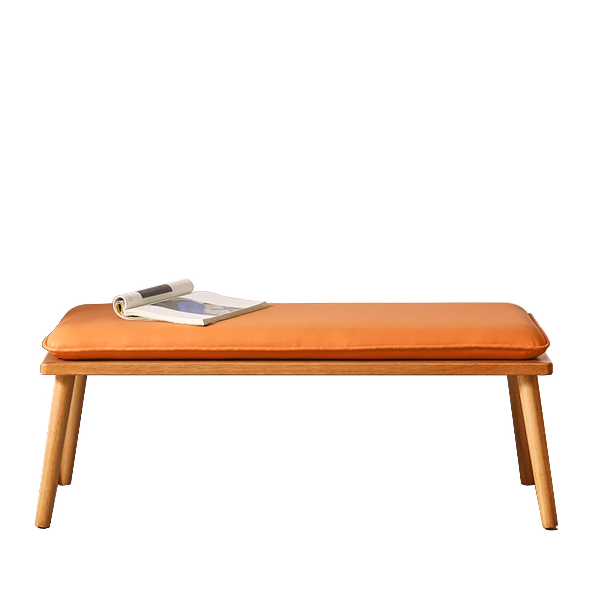 Banc de salle à manger en bois résistant pour optimiser un couloir étroit