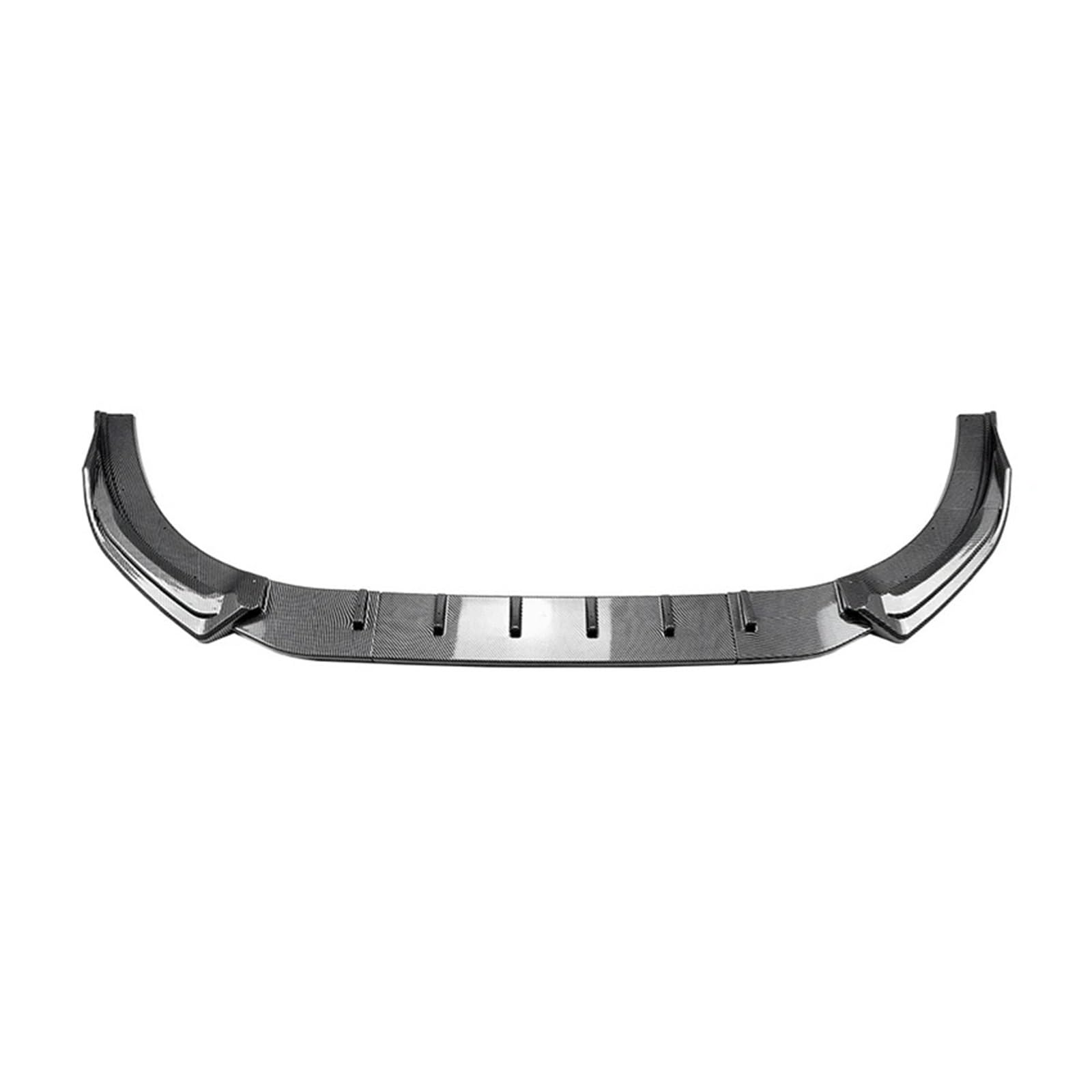 Compatible with VW Golf 8.5 MK8.5 GTI R-line 2024-2025 Front Bumper Splitter Lip Spoiler Diffuser Guard Deflector Body Kit Cover(Carbon Look)