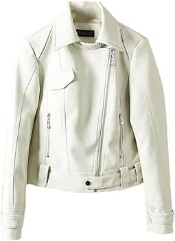 ジャケット・アウター IIROT Double-weight cloth JK_Off White OVERSIZE SHEER MOTO JACKET IN WHITE – JONNY COTA