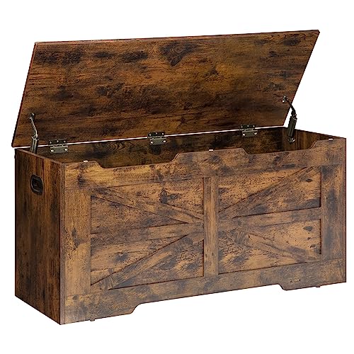 Hzuaneri Storage Chest, Storage Bench, Wooden Blanket Box Tr
