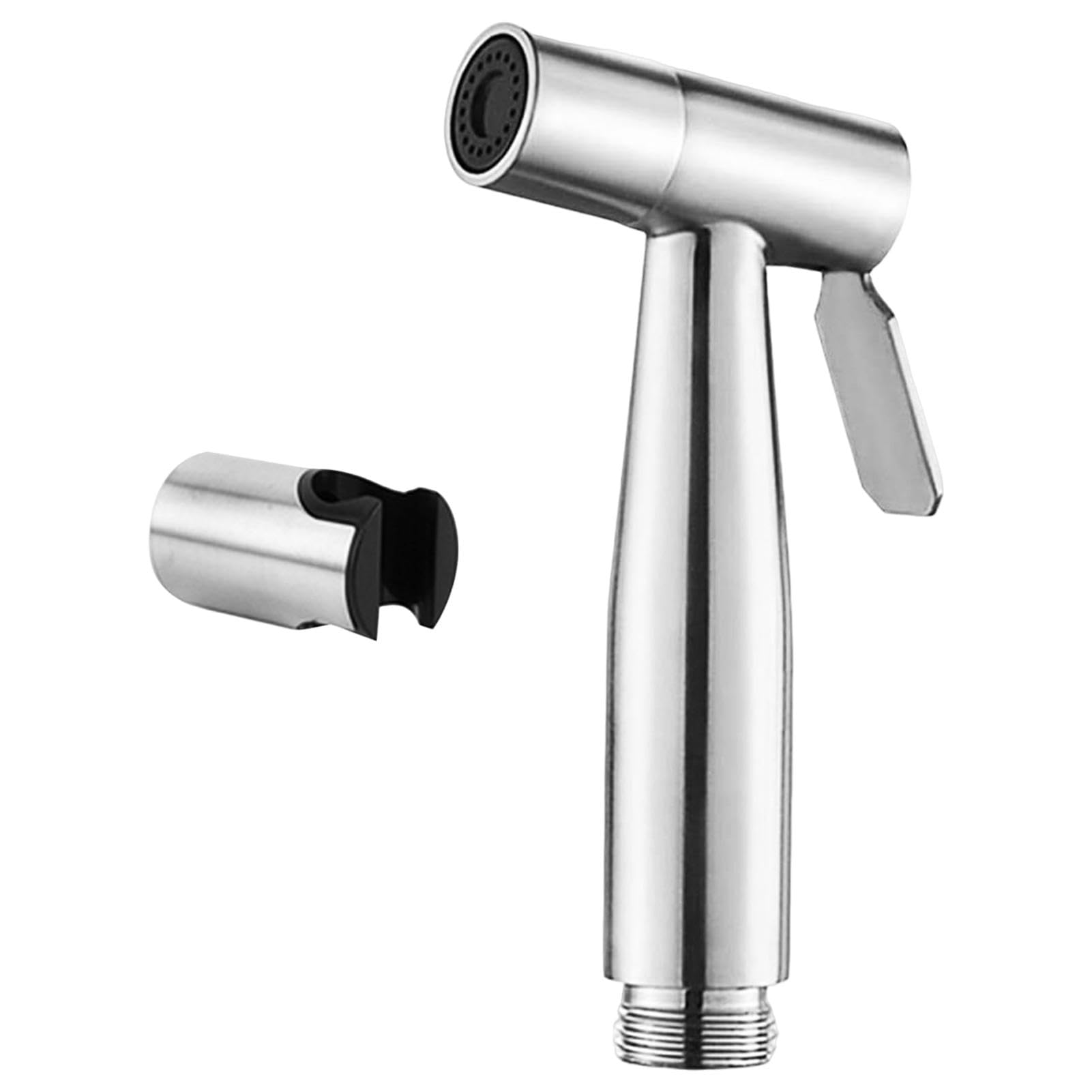 Tharvolex Stainless Steel Handheld Bidet Sprayer Head – Bathroom Douche Spray for Toilet & Shower – Hygiene & Cloth Diaper Cleaning with Wall‑Mount Holder